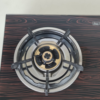 Bếp ga đôi kiếng cường lực Raiden RDB2230A, đầu đốt đồng mũ K38, kiềng men 5 ly-Hàng chính hãng