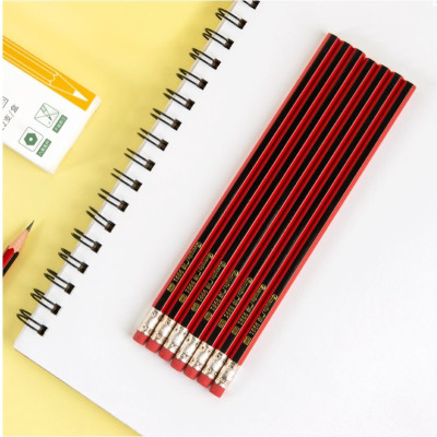 Bút Chì HB Gỗ Than Chuốt Bào Phác Thảo Vẽ Ghi Có Gôm Tẩy Lục Giác