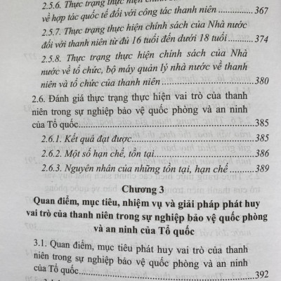 Thanh Niên Với Vai Trò Bảo Vệ Quốc Phòng và An Ninh Của Tổ Quốc Việt Nam Xã Hội Chủ Nghĩa