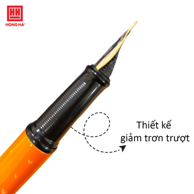 Bút máy nét hoa Hồng Hà tạo nét thanh nét đậm dành cho học sinh - 2256 - 2 màu vỏ