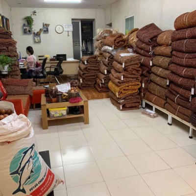 Chiếu Hạt Gỗ Trắc Mộc - Kích thước 1,8mx2m hạt 1.8cm ( video,hình thật )