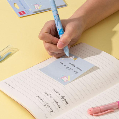 Bút Máy Nhựa Deli 0.5 mm - Phiên Bản Sơn Tùng M-TP Giới Hạn - Deli Q887 - Màu Hồng