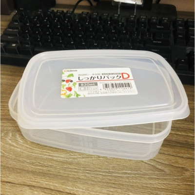 Bộ 3 hộp đựng thực phẩm nhựa PP cao cấp không chứa các hoạt chất gây hại 830mL - Hàng Nhật nội đia
