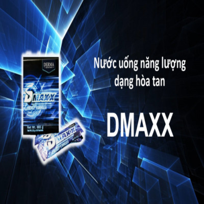 DMAXX thức uống bổ sung vitamin năng lượng có đường DAMODE 9 gói dùng thử màu xanh