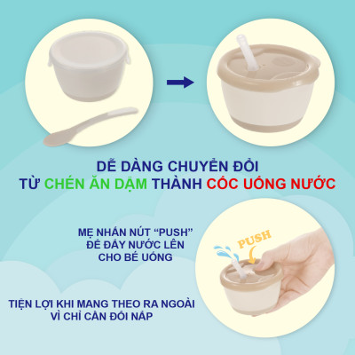 Bộ đồ dùng ăn dặm RICHELL TLI | Baby