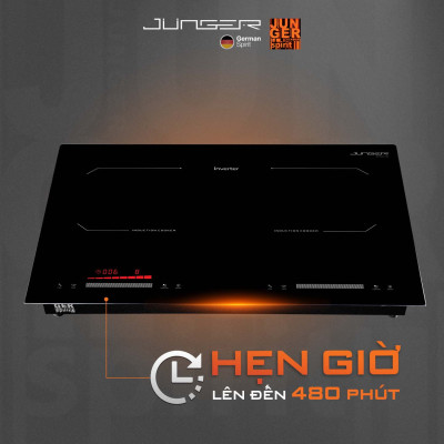 Bếp từ đôi JUNGER CEJ-200-II 4000W Inverter Hàng Chính Hãng Bảo Hành 36 Tháng