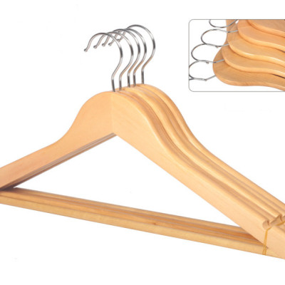 20 Móc Gỗ Treo Quần Áo Vàng Thanh Ngang 44.5cm