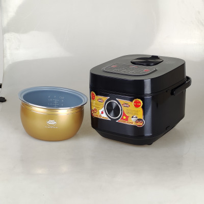 Nồi cơm điện tử Ladomax 7218 - Dung tích 1.8L, 700W - Lòng niêu men chống dính cao cấp-hàng chính hãng