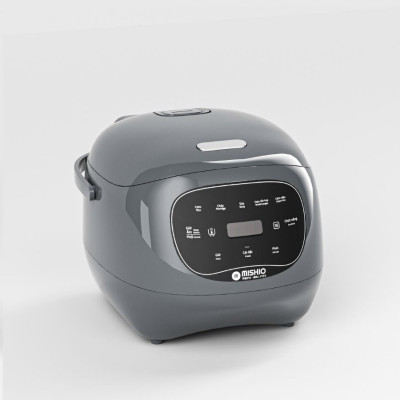Nồi Cơm Điện Sứ Dưỡng Sinh Mishio MK365 lòng sứ nguyên chất 0.8L không chứa chất chống dính - Hàng chính hãng