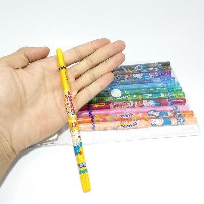 Bút Sáp Vặn Tcr-C04/Do (12 Màu)