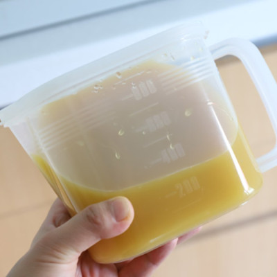 Hộp bảo quản thực phẩm có tay cầm 1000ml - Hàng nội địa Nhật Bản