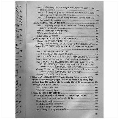 Sách Luật Nhà Ở và Các Văn Bản Quy Định Chi Tiết Thi Hành - V2469T
