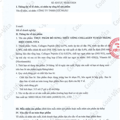 Combo 3 Hộp Nước Uống Collagen Peptide 3000mg Coolvita Hỗ Trợ Trẻ Hóa Sáng Da, Hỗ Trợ Dưỡng Tóc và Móng Kết Hợp Vitamin B3 (45ml× 7 túi)/hộp
