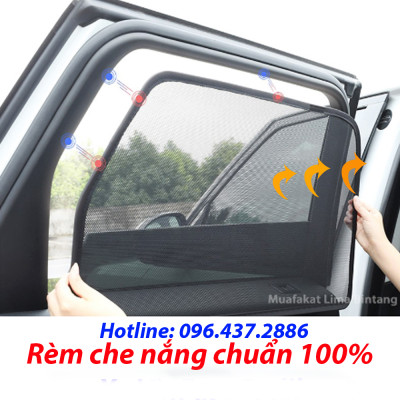 Rèm Che Nắng Ford Everest 2008-2015,2017-2021,2022-2023 Rèm Chắn Nắng Nam Châm Cho Xe ô tô, Bộ 4 Tấm, có nam châm