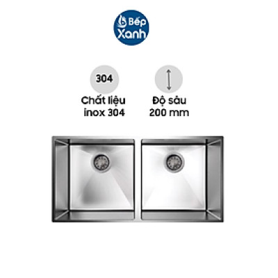 Chậu Rửa Chén Carysil IC-MQ9 - Inox 304 - Hàng Chính Hãng
