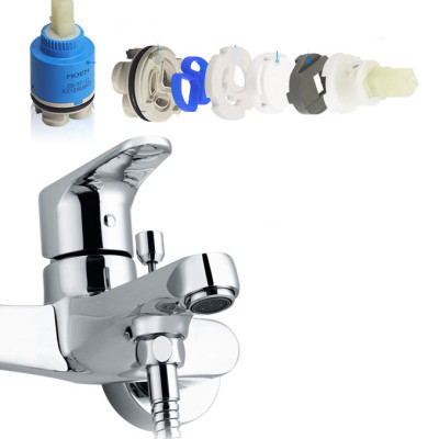 Sen tắm nóng lạnh kèm tay sen dòng Wales Moen - 10136