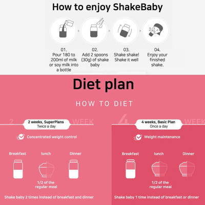 Bột Ngũ Cốc Hỗ Trợ Giảm Cân Thay Thế Bửa Ăn Shake Baby Giúp Kiểm Soát Cân Nặng, Cải Thiện Vóc Dáng từ Hàn Quốc (750g)