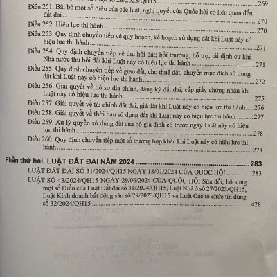 So Sánh Luật Đất Đai  năm 2013 và năm 2024