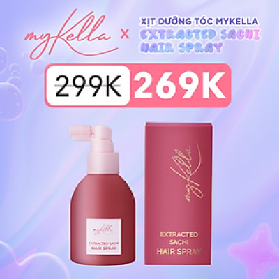 Xịt Dưỡng Tóc myKella Dưỡng Tóc Chắc Khỏe, Kích Thích Mọc Tóc Chiết Xuất Sacha Inchi 150ml