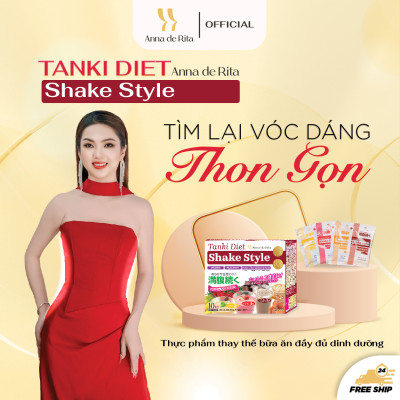 [Anna de Rita] Thực phẩm thay thế bữa ăn SHAKE STYLE (hộp x 4 gói 25gr) 