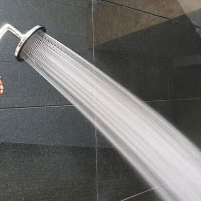 Bộ tay dây sen siêu tăng áp mặt tròn lõi lọc Vitamin C Eurolife EL-146SH (Trắng bạc)