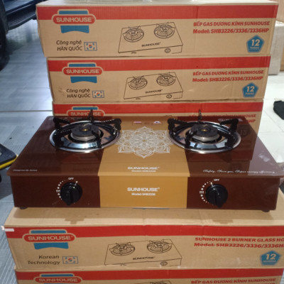 Combo Bếp Gas Dương Kính Sunhouse SHB3336 Kèm Van Dây - Hàng chính hãng