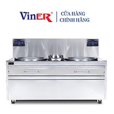 [CỬA HÀNG CHÍNH HÃNG] Bếp từ công nghiệp đôi 15KWx2 Viner (liền chảo)