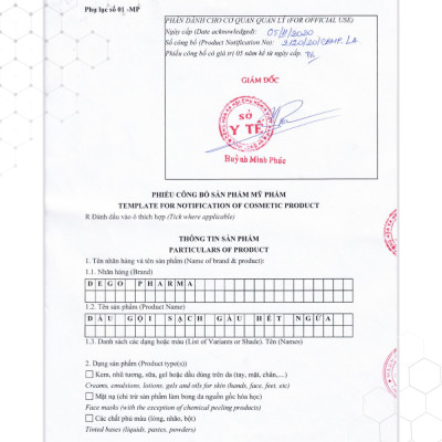 Combo 2 dầu gội sạch gàu hết ngứa Dego Pharma chiết xuất hoàn toàn từ thiên nhiên cải thiện tình trạng vảy nấm (80ml)