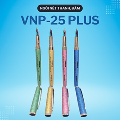 Bút Máy Ngòi Lá Tre Tách Đôi Vinaplus VNP-025 Tạo Thanh Đậm Luyện Viết Chữ Đẹp