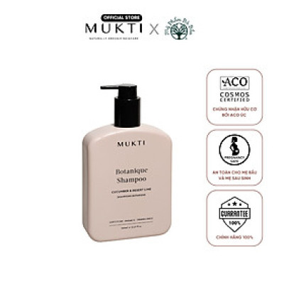 Dầu Gội Phục Hồi & Ngừa Rụng Tóc Mukti Botanique Shampoo 360ml