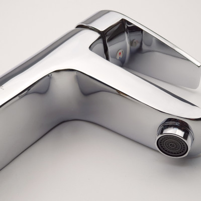 Vòi Lavabo Nóng Lạnh Đồng Mạ Chrome Eurolife EL-SUN 02 (Trắng Bạc)