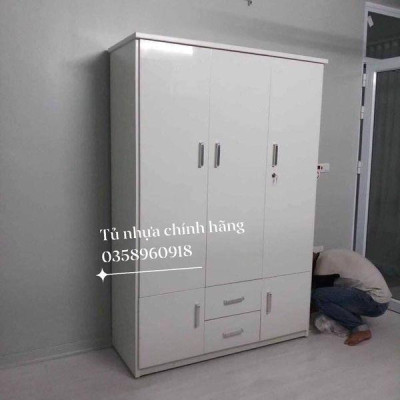  Tủ Nhựa 3 Buồng Tiện Lợi Chịu Lực Tốt Tủ Đựng Quần Áo Giá Tốt Nhất
