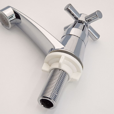 Vòi Lavabo lạnh nhựa ABS mạ Chrome Eurolife EL-LA05 (Trắng bạc)