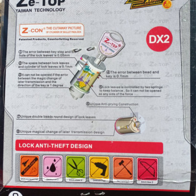 Khóa đĩa xe máy zcon