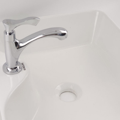 Vòi lavabo lạnh Eurolife EL-115 (Trắng bạc)