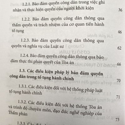 Bảo Đảm Quyền Công Dân Trong Tố Tụng Hành Chính