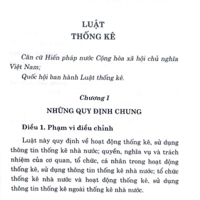 Luật Thống kê