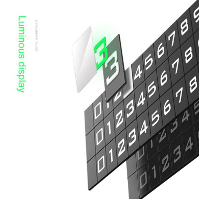 Bảng số liên hệ gắn trên táp lô cao cấp trên ô tô