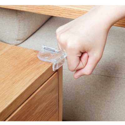 SET 2 Nút Silicone Bọc Cạnh Bàn Ghế Bịt Góc Chống Va Đập Bảo Vệ An Toàn Cho Bé Tròn & Vuông Keo Dán 3M