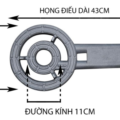 Combo Bếp Gas Công Nghiệp Chuyên Dụng Hầm Chiên Kho OWANI WN-280C Sơn Tĩnh Điện Loại To 5 Chân Kèm Van Dây - Hàng Chính Hãng