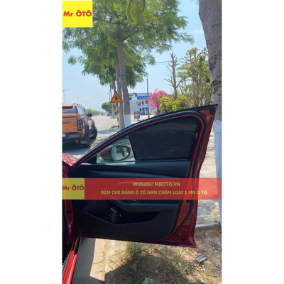 RÈM CHE NẮNG NAM CHÂM CHO XE MAZDA 3 2020-2021 SEDAN . 