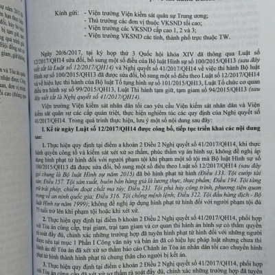 Sách Bộ Luật Hình Sự năm 2015 sửa đổi, bổ sung năm 2017, 2025 và Các Văn Bản Hướng Dẫn Thi Hành (V2593D)