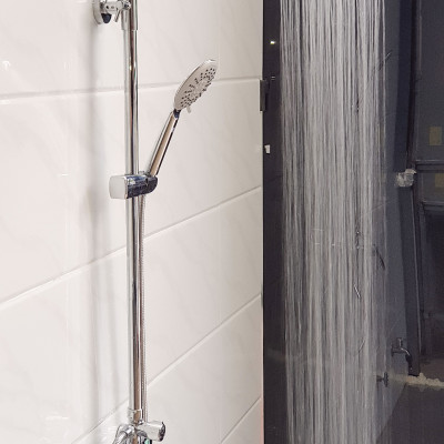 Cây sen nóng lạnh Đồng mạ Chrome Eurolife EL-S923 (Trắng bạc)