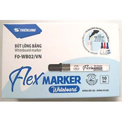 Bộ 10 Bút lông bảng FlexOffice FO-WB02