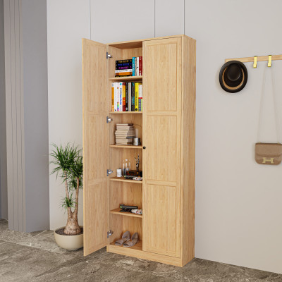 HAPPY FURNITURE , MATTA - Kệ sách 6 tầng 2 cánh mở, KSA_065 , 80cm x 28cm x 200cm DxRxC