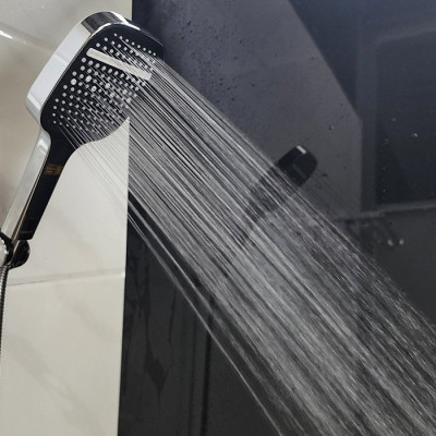 Bộ tay dây sen 3 chức năng chảy, nhựa ABS mạ Chrome Eurolife EL-128SH-T