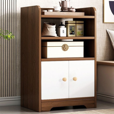 Tủ Gỗ Để Cạnh Giường Ngủ 3 Tầng Có Cánh Cửa, Tủ Để Đồ Đầu Giường Cao 70cm Gỗ MDF Phủ Metamin Cao Cấp