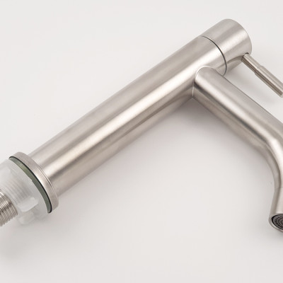 Vòi lavabo lạnh Inox SUS 304 Eurolife EL-LL123