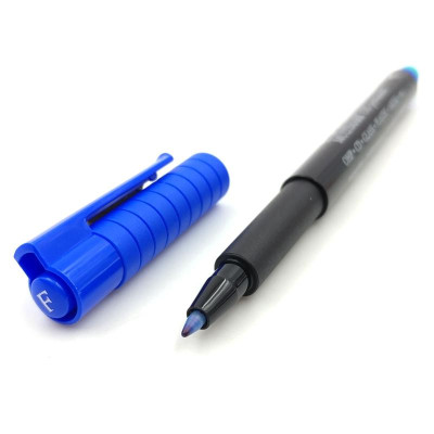 Bút Lông Dầu Faber-Castell Multimark 1513 F-0.6mm - Mực Xanh