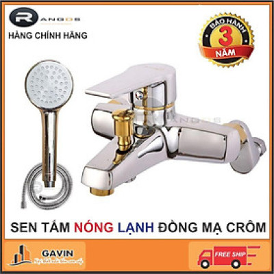 Bộ sen tắm đồng hàng cao cấp Rangos RG-03S nước khỏe